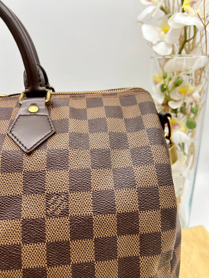 LOUIS VUITTON BANDOULIERE 35 DAMIER EBENE