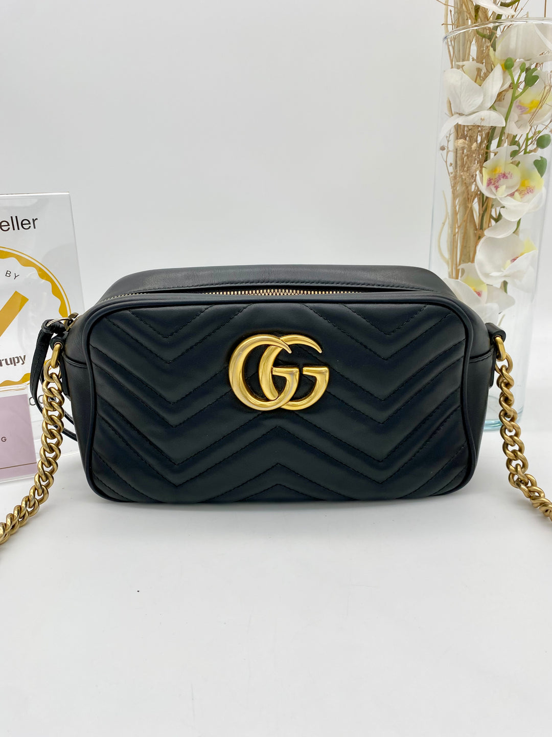 GUCCI MARMONT CAMERA QUILTED SMALL