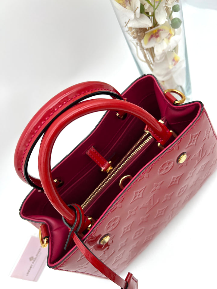 LOUIS VUITTON MONTAIGNE BB VERNIS