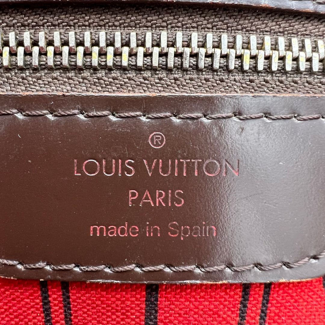 LOUIS VUITTON NEVERFULL MM DAMIER EBENE