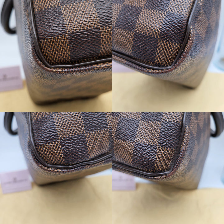 LOUIS VUITTON BANDOULIERE 25 DAMIER EBENE