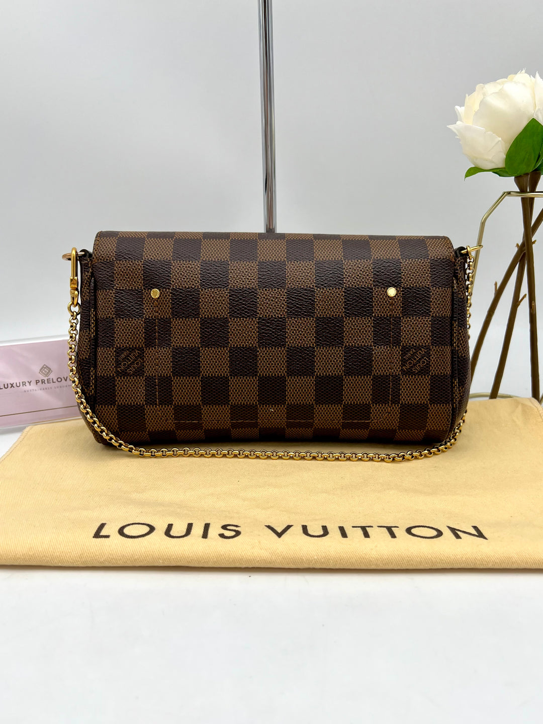 LOUIS VUITTON FAVOURITE PM DAMIER EBENE