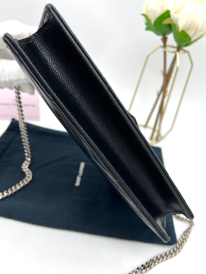 YVES SAINT LAURENT MONOGRAM ENVELOPE