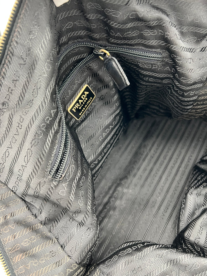 PRADA NYLON QUILTED CHAIN