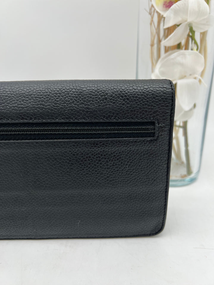 CHANEL LAMBSKIN TIMELESS CLUTCH