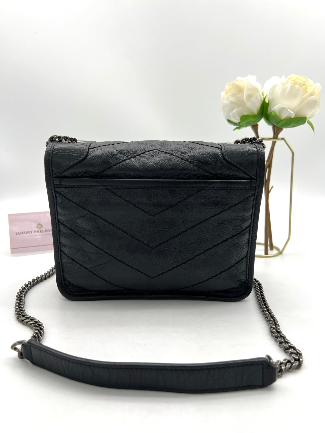 YVES STAINT LAURENT NIKKI CHAIN SHOULDER BAG