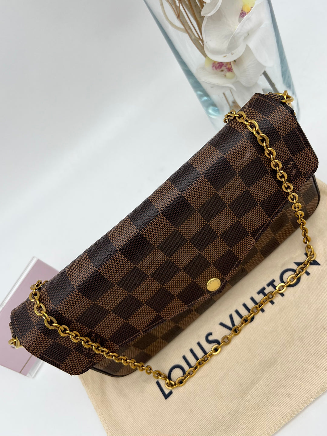 LOUIS VUITTON FELICIE DAMIER EBENE