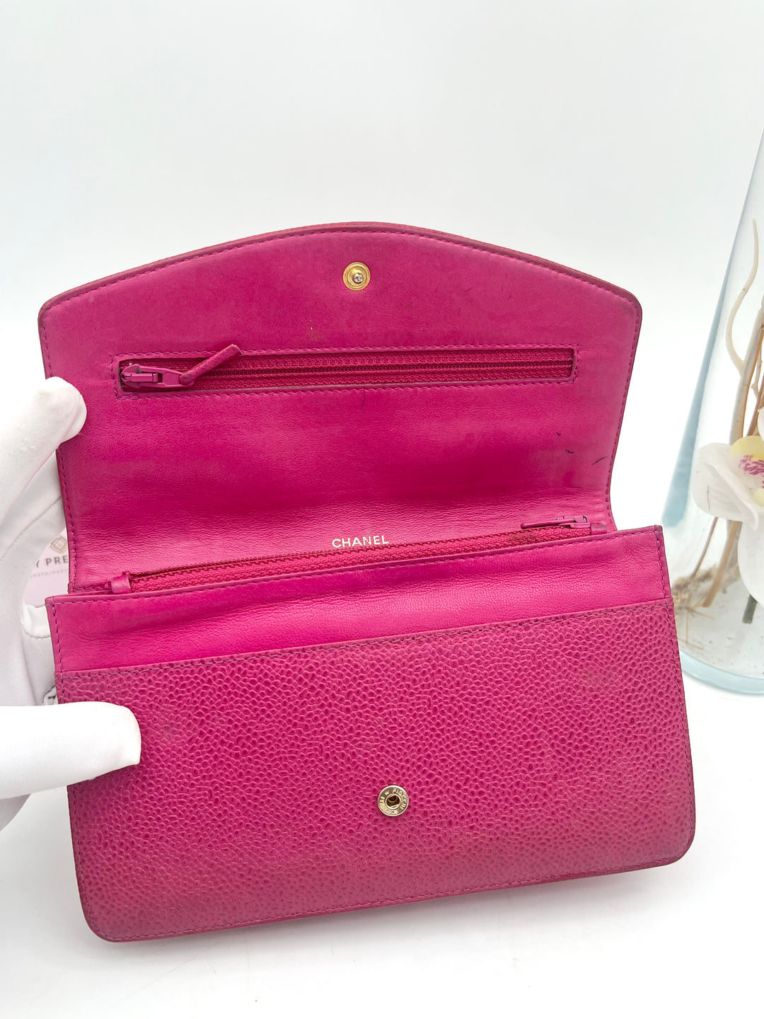 CHANEL CAVIAR TIMELESS CLUTCH
