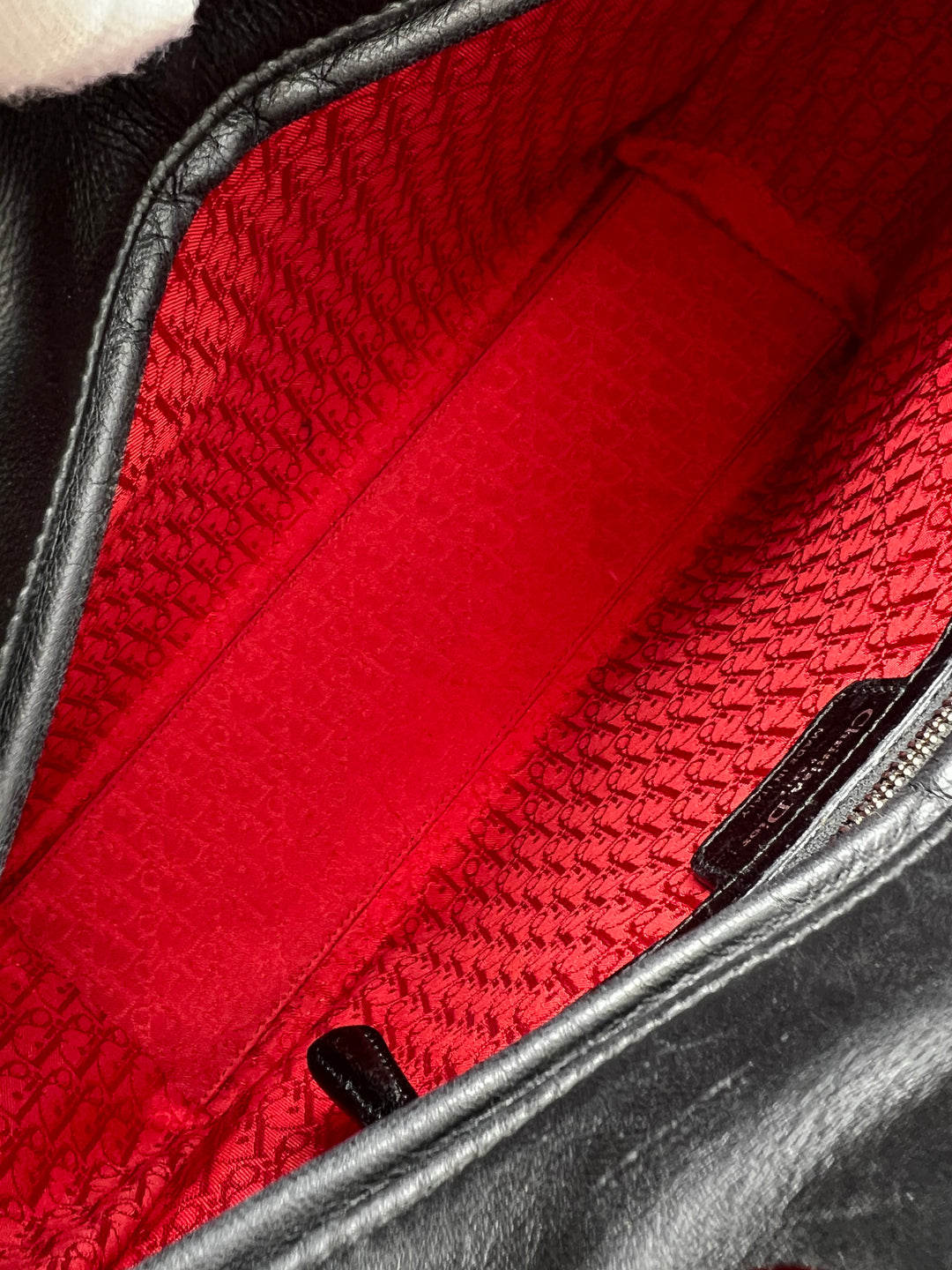 CHRISTIAN DIOR LADY DIOR LAMBSKIN LEATHER