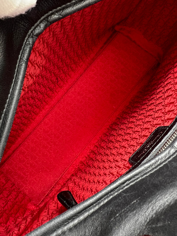 CHRISTIAN DIOR LADY DIOR LAMBSKIN LEATHER