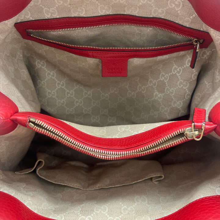 GUCCI BAMBOO LEATHER BAG