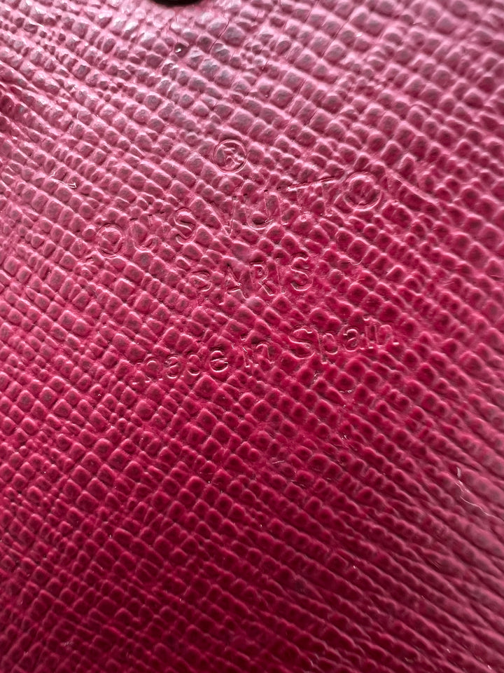 LOUIS VUITTON FUCHIA EPI MARIE WALLET