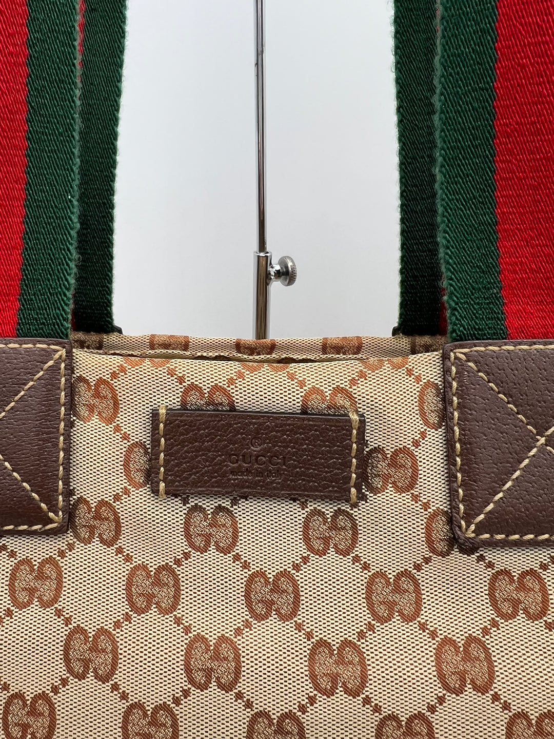GUCCI OPHIDIA CANVAS TOTE BAG