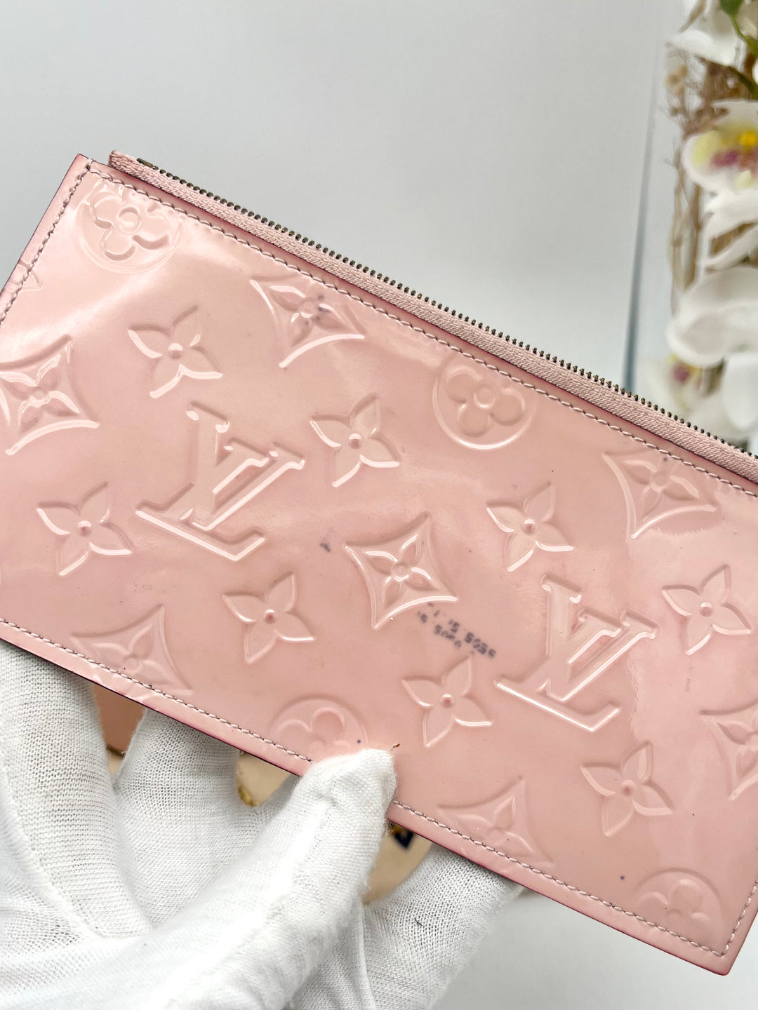 LOUIS VUITTON FELICIE IN PINK PATENT LEATHER