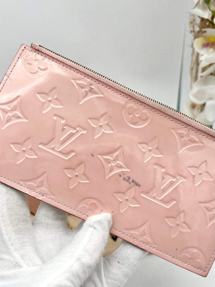 LOUIS VUITTON FELICIE IN PINK PATENT LEATHER