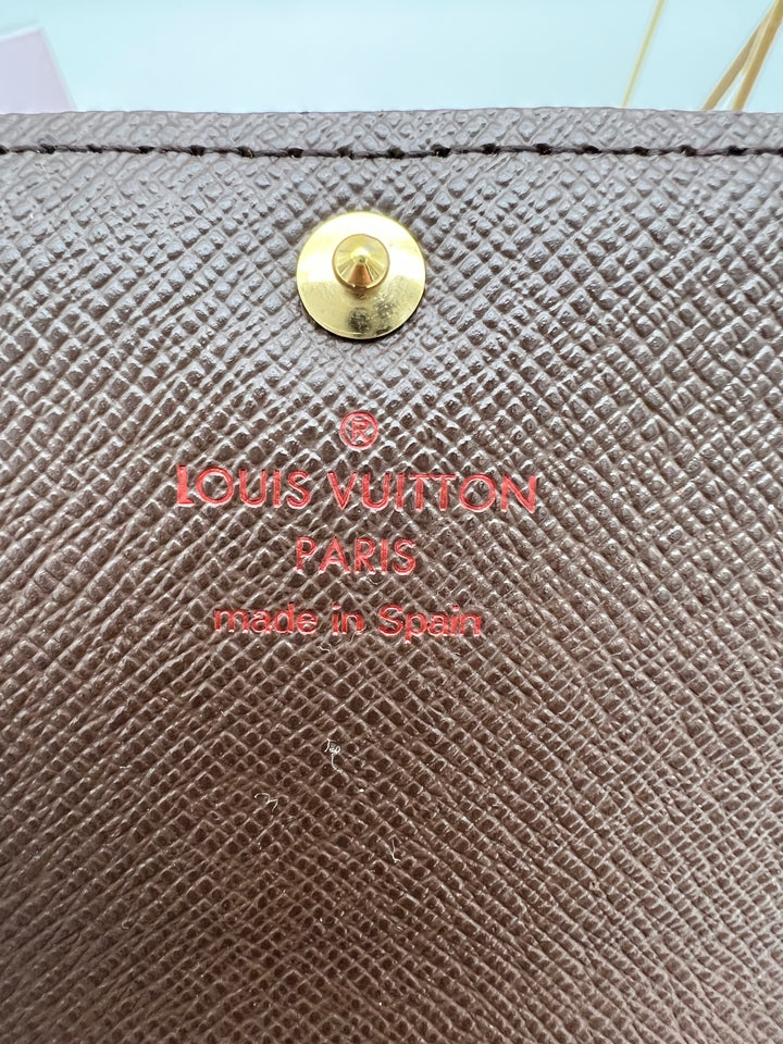 LOUIS VUITTON DAMIER TRI FOLD COMPACT