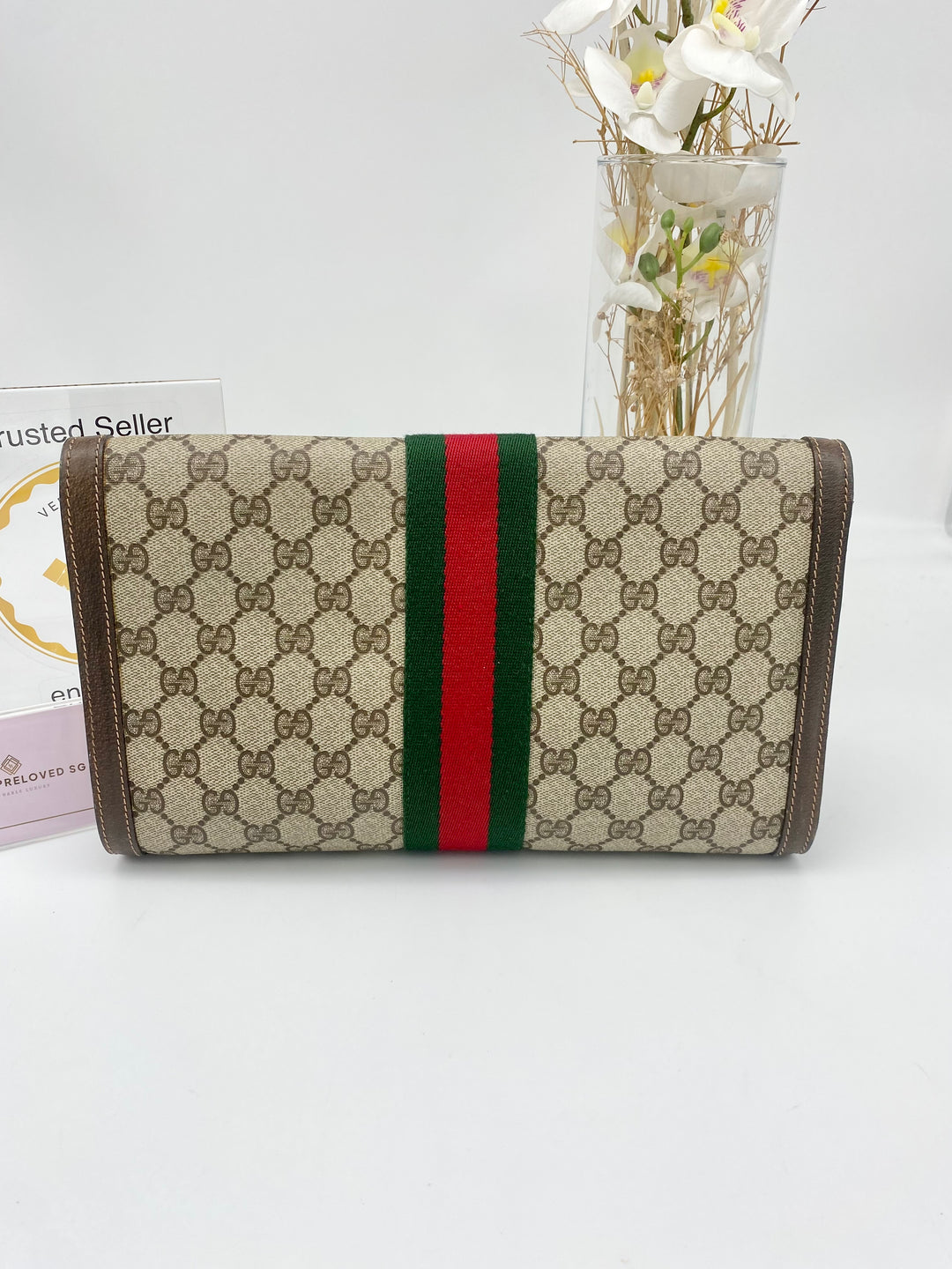 GUCCI VINTAGE OPHIDIA CLUTCH