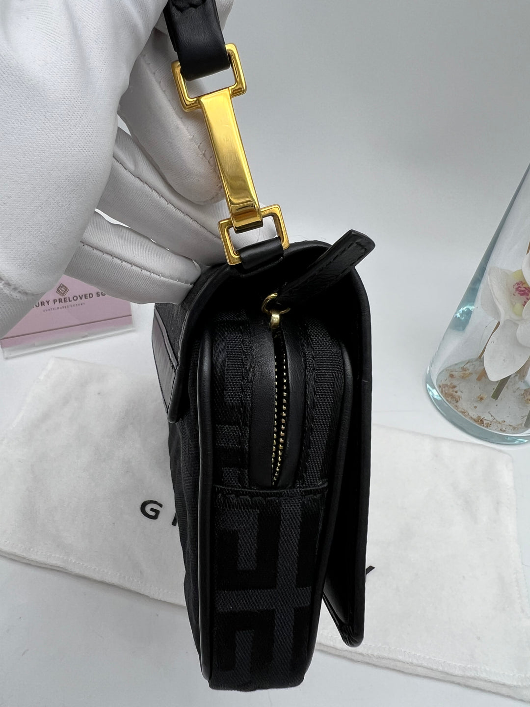 GIVENCHY MONOGRAM SHOULDER POUCH