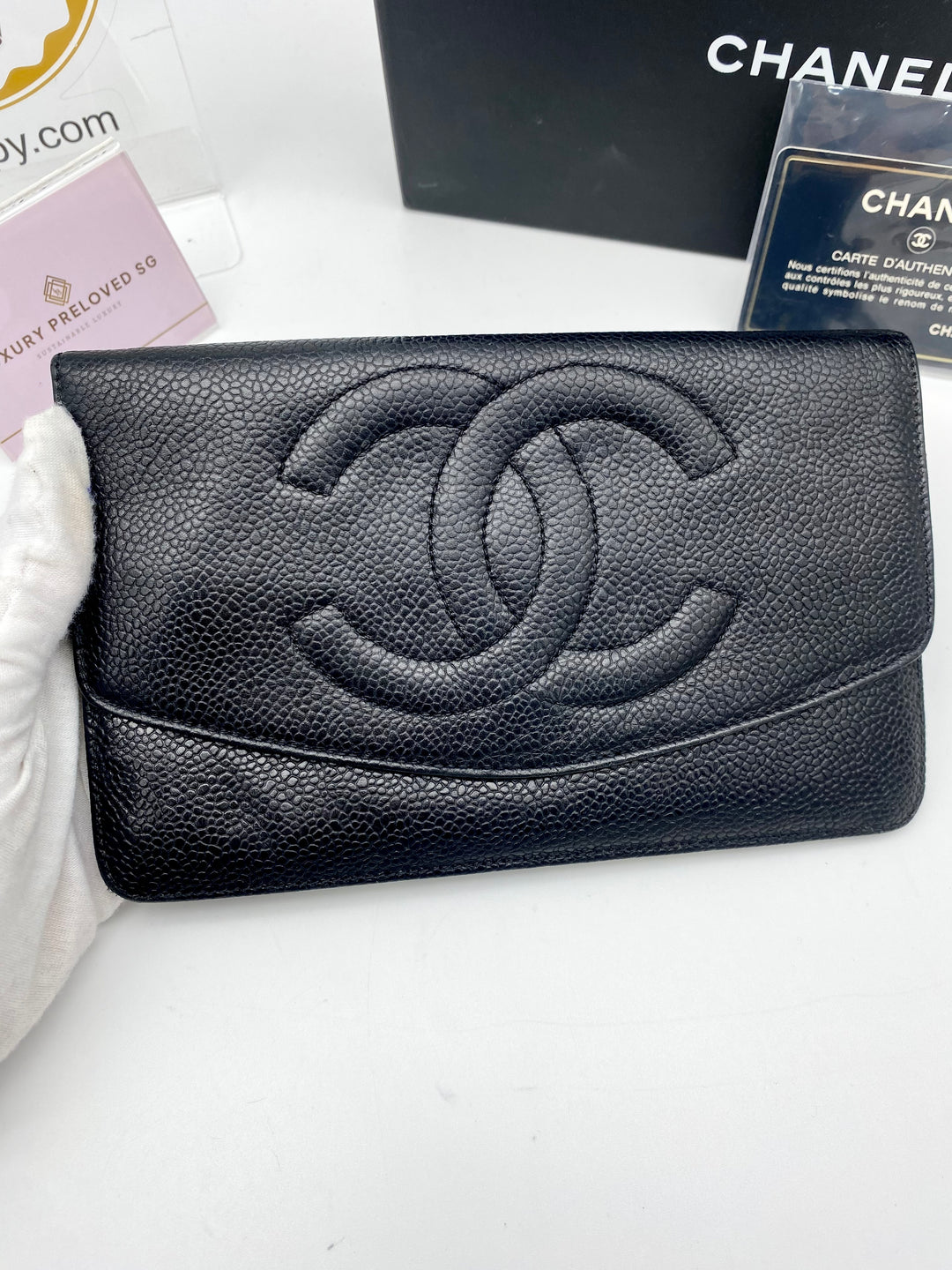 CHANEL CAVIAR TIMELESS CLUTCH