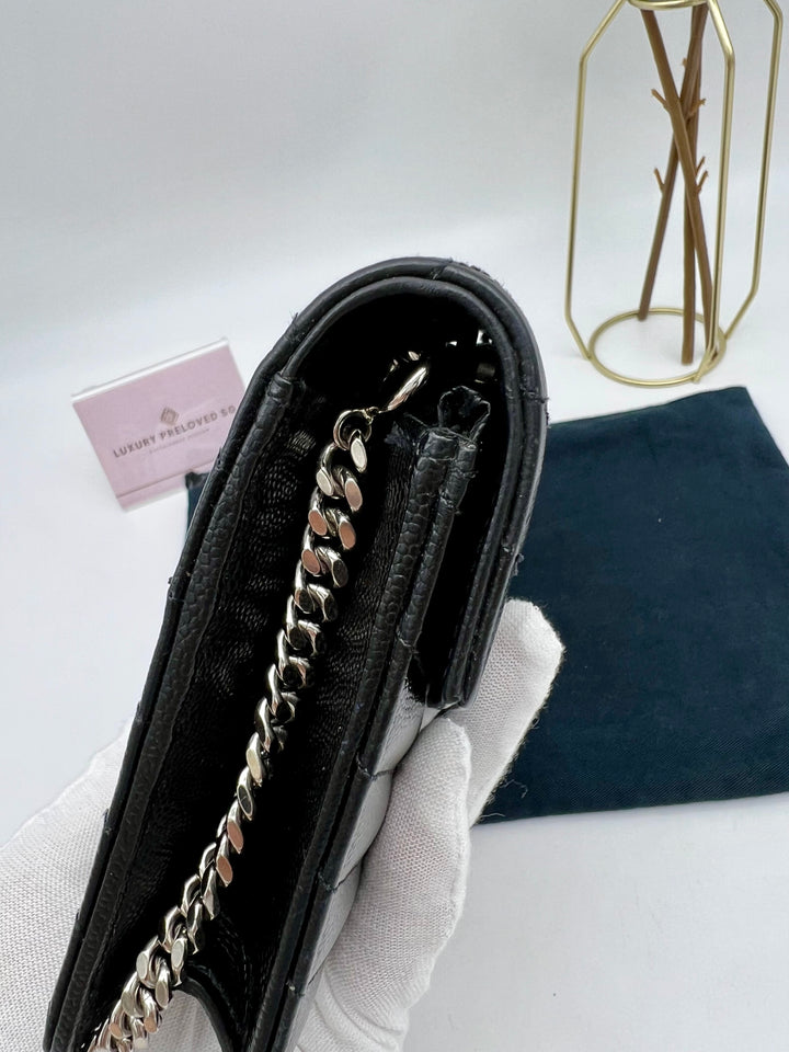 YVES SAINT LAURENT MONOGRAM ENVELOPE