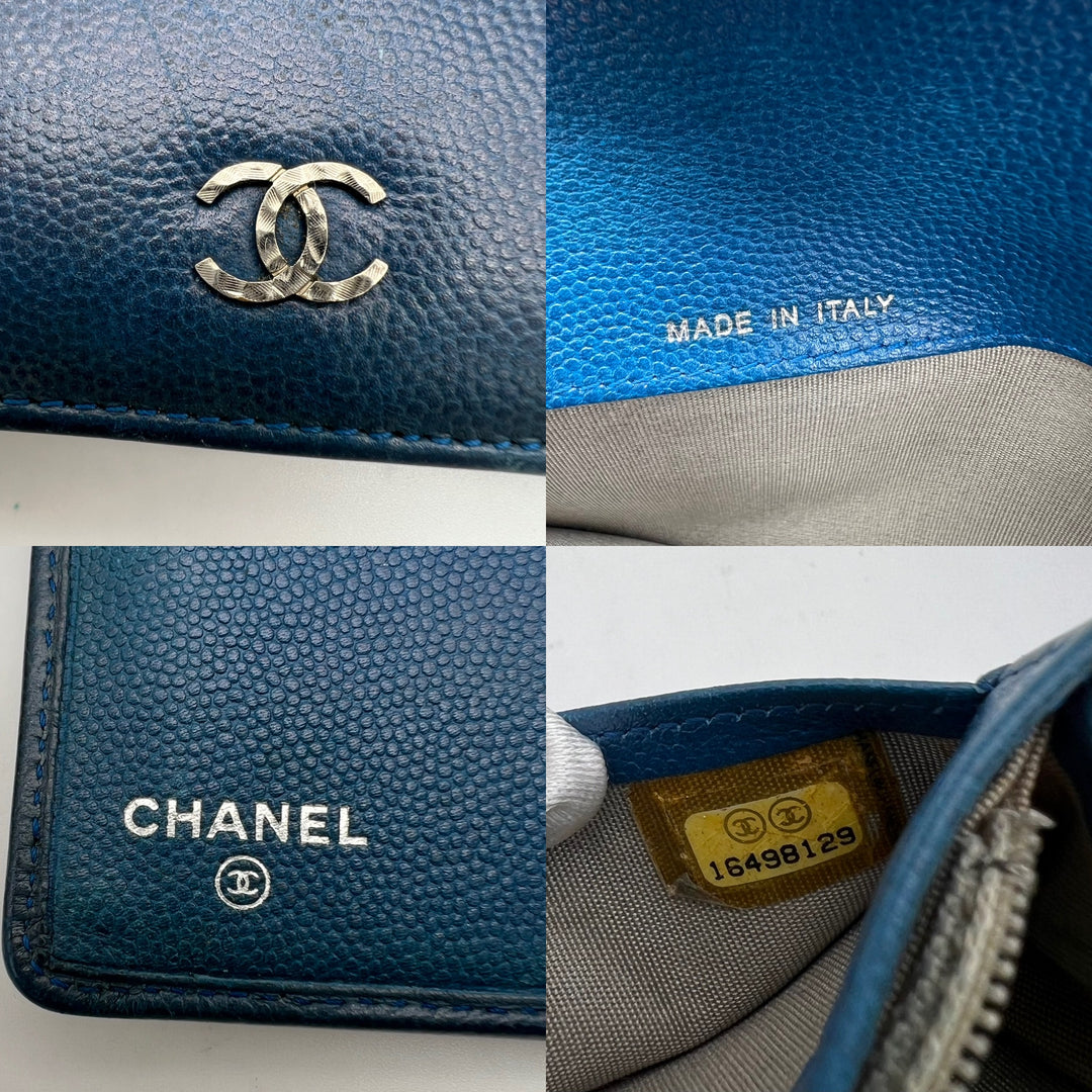 CHANEL BI FOLD CAVAIR NO 16 WALLET