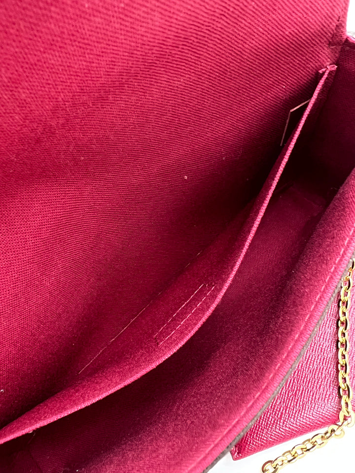 LOUIS VUITTON FELICIE MONOGRAM( RFID )