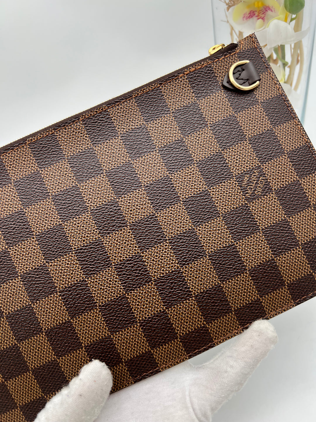 LOUIS VUITTON NEVERFULL MM DAMIER POUCH (RFID)
