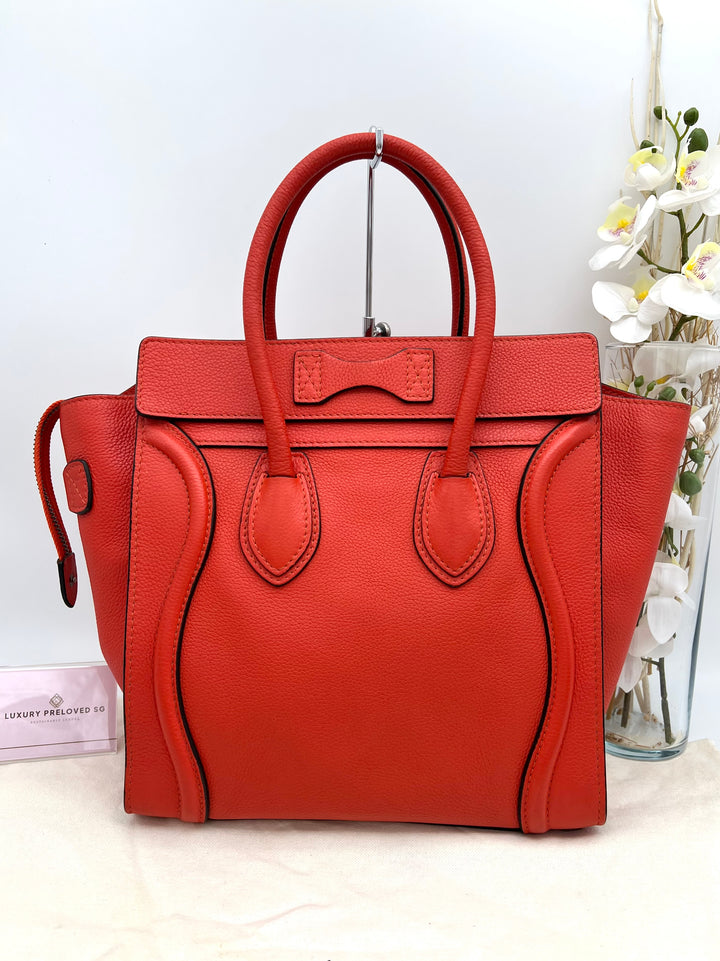 CELINE MICRO LUGGAGE TOTE BAG