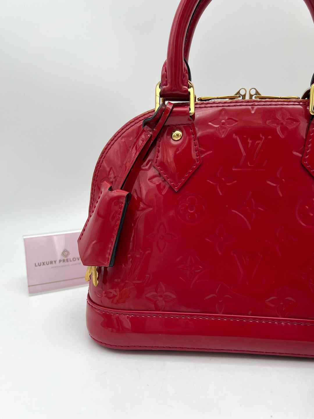 LOUIS VUITTON ALMA BB VERNIS