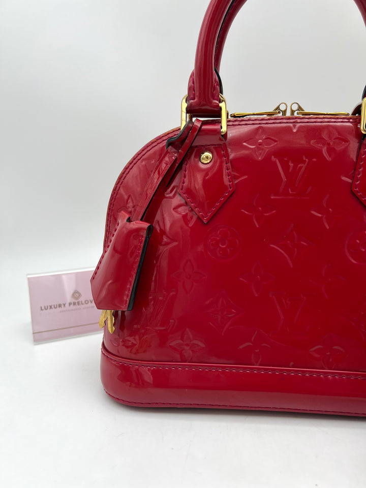 LOUIS VUITTON ALMA BB VERNIS