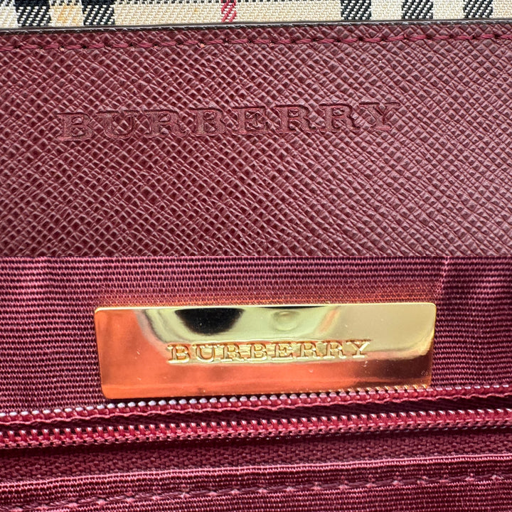 BURBERRY LONDON SHOULDER BAG PVC