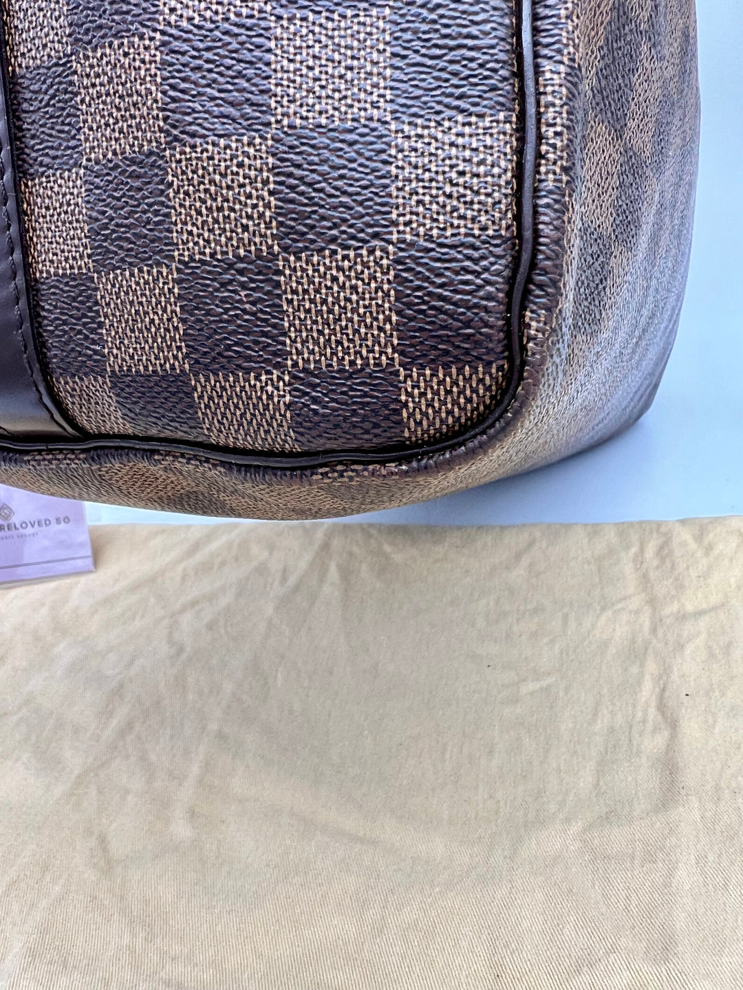 LOUIS VUITTON BANDOULIERE 35 DAMIER EBENE