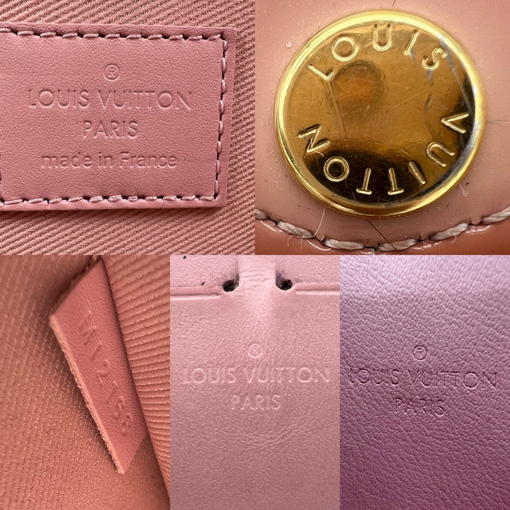 LOUIS VUITTON FELICIE IN PINK PATENT LEATHER