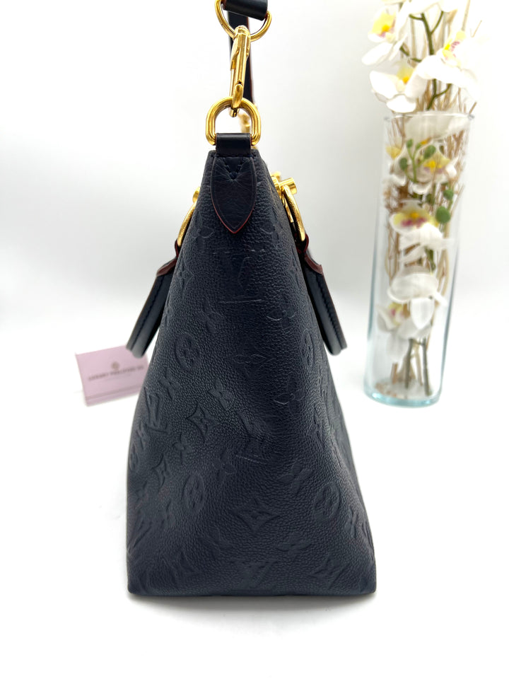 LOUIS VUITTON V TOTE MARINE ROUGE MM EMPRIENTE