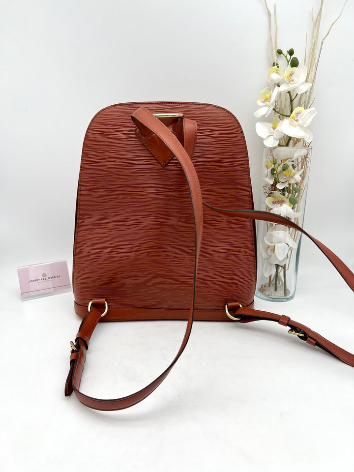 LOUIS VUITTON GOBELINS BACKPACK EPI LEATHER