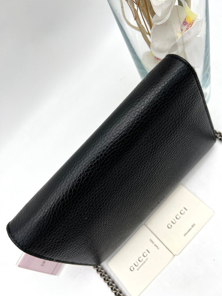 GUCCI DIONYSUS TEXTURED CALF SKIN CRYSTAL WOC