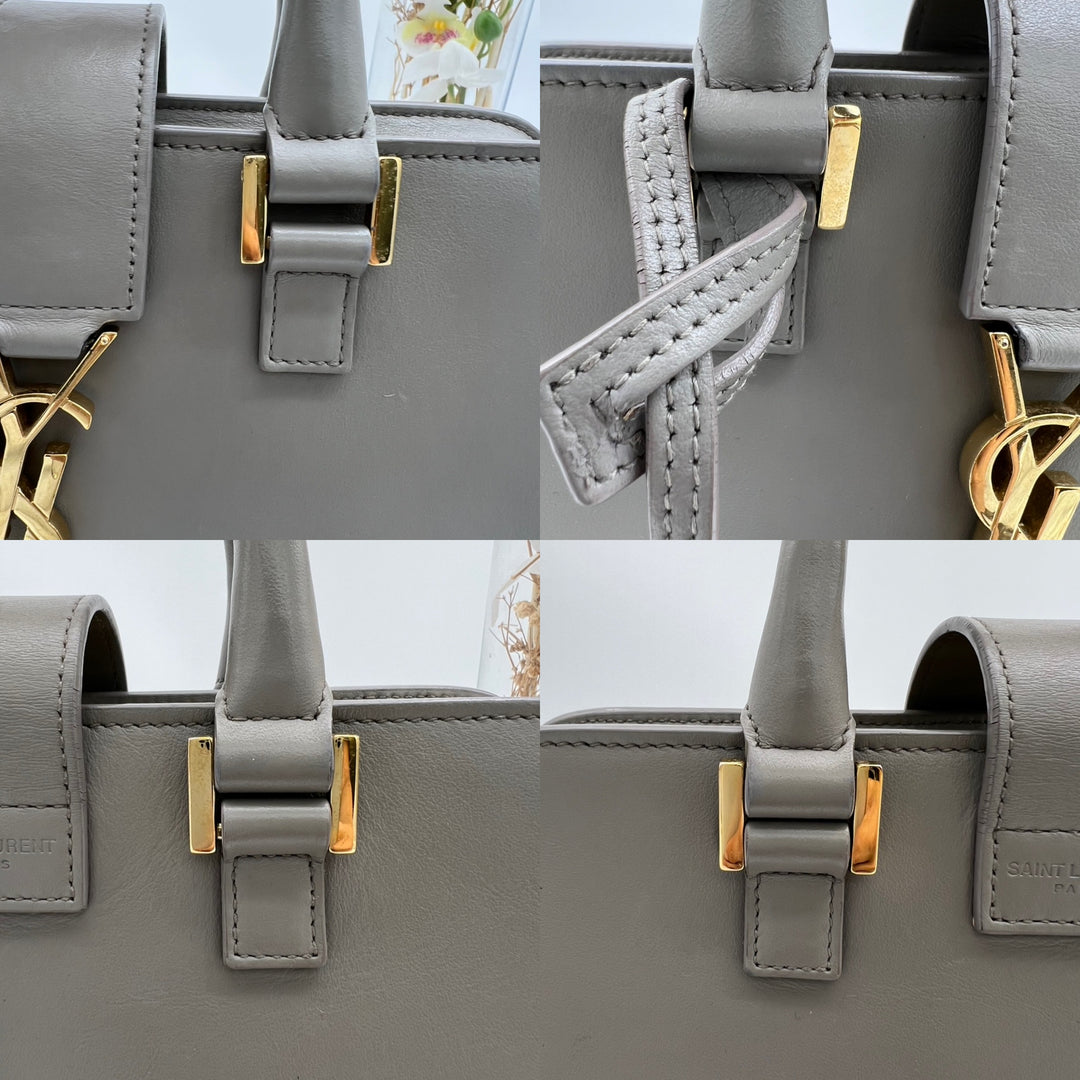 YVES SAINT LAURENT MONOGRAM CABAS BAG