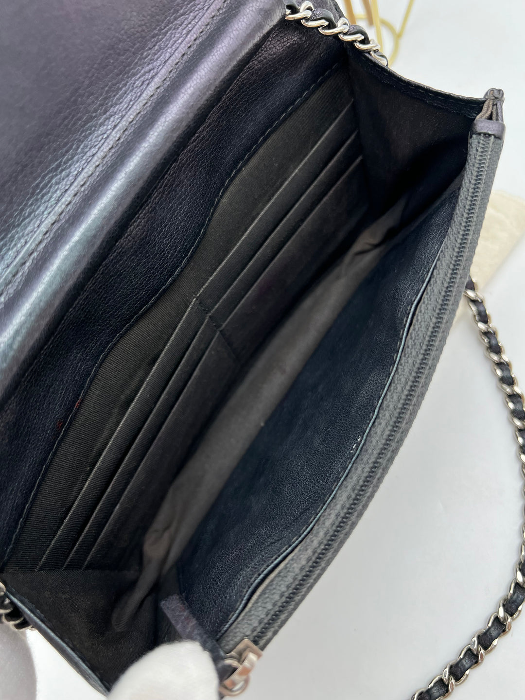 CHANEL BOY WALLET ON CHAIN