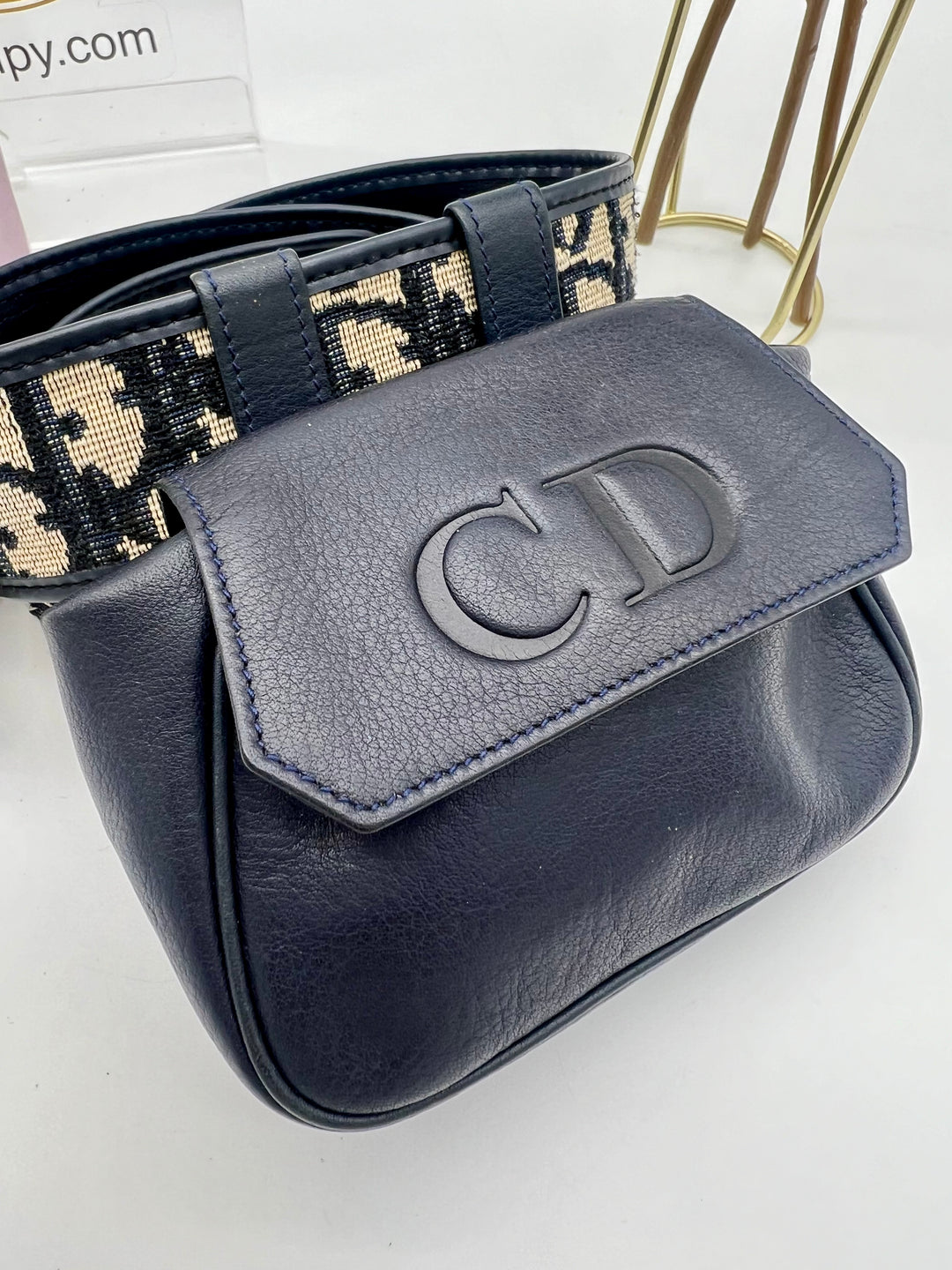 CHRISTIAN DIOR VINTAGE BELT & SMALL BODY BAG