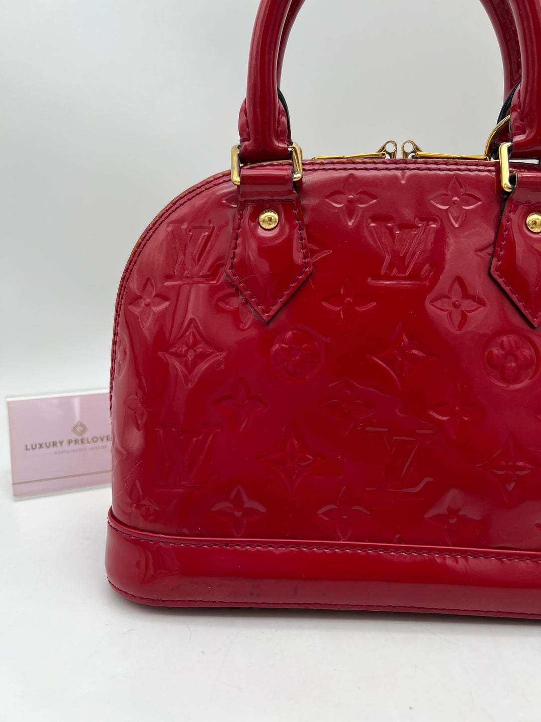 LOUIS VUITTON ALMA BB VERNIS