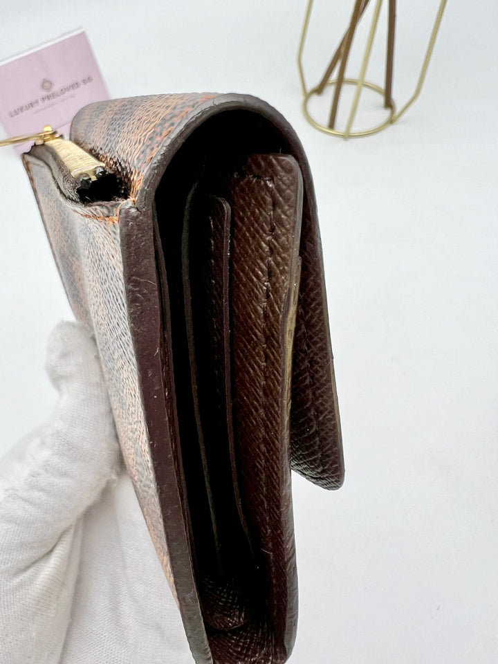 LOUIS VUITTON DAMIER TRI FOLD COMPACT