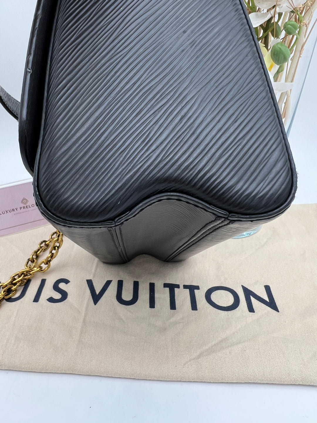LOUIS VUITTON TWIST BLACK EPI GHW