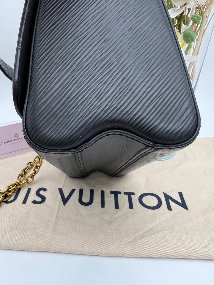 LOUIS VUITTON TWIST BLACK EPI GHW