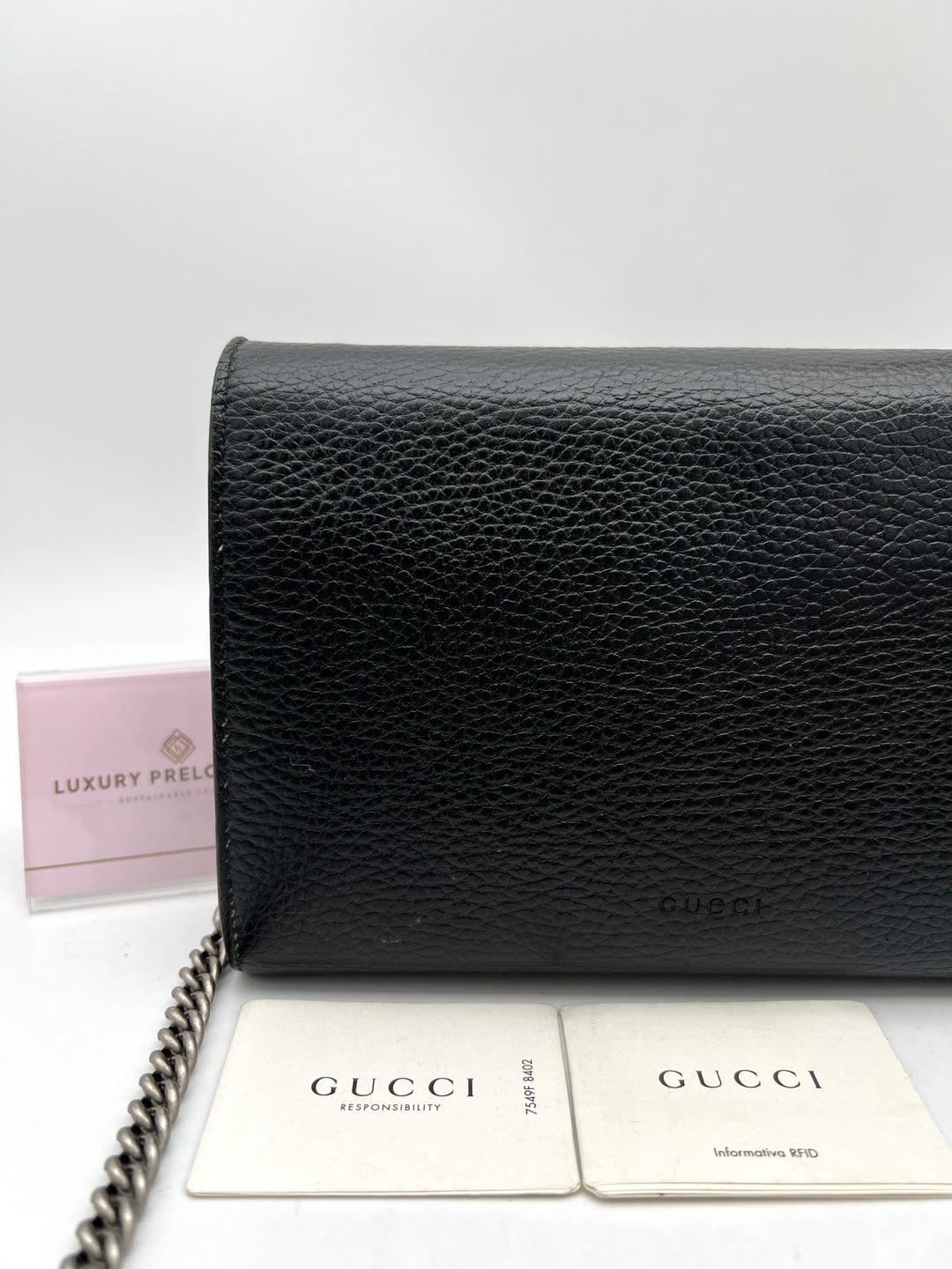 GUCCI DIONYSUS TEXTURED CALF SKIN CRYSTAL WOC