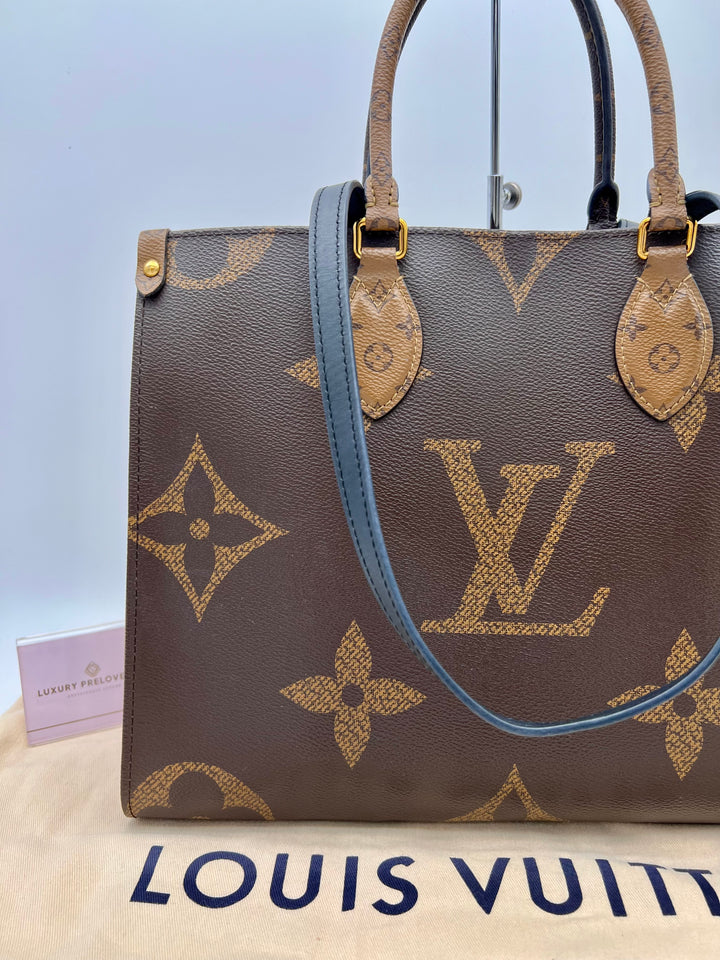 LOUIS VUITTON ON THE GO MM REVERSED