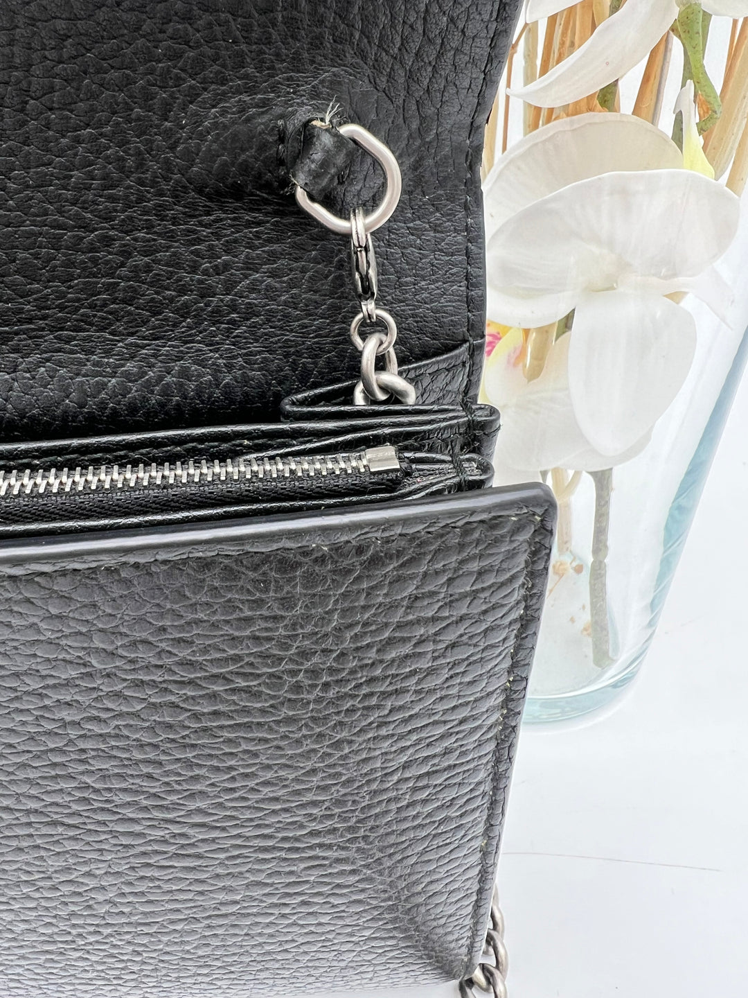 GUCCI DIONYSUS TEXTURED CALF SKIN CRYSTAL WOC