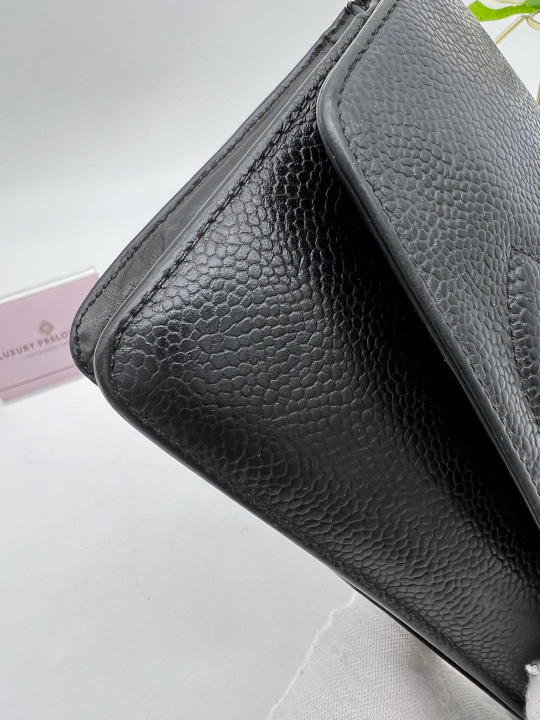 CHANEL CAVIAR TIMELESS CLUTCH