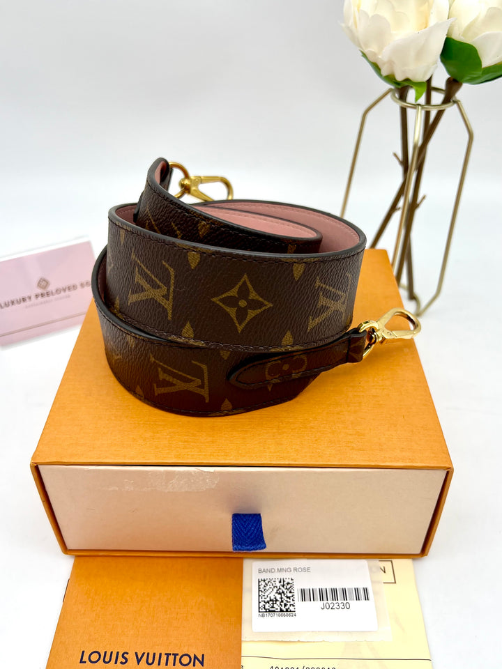 LOUIS VUITTON BANDOULIERE STRAP MONOGRAM REVERSE