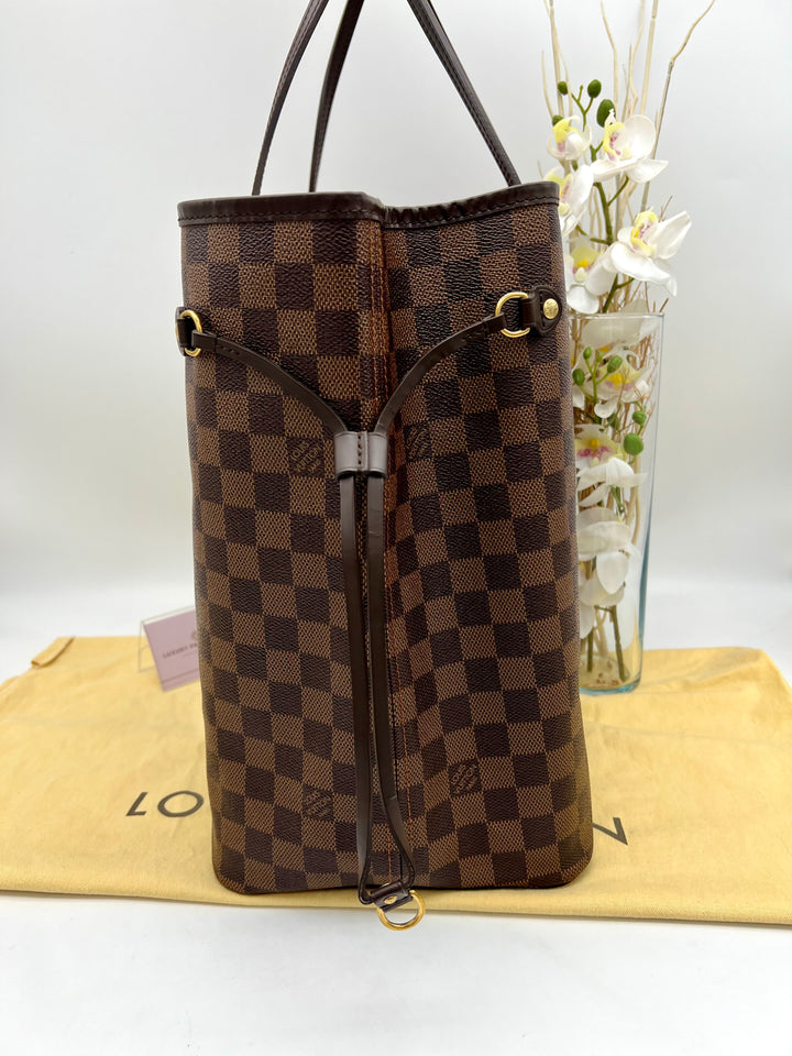 LOUIS VUITTON NEVERFULL GM DAMIER W/ POUCH