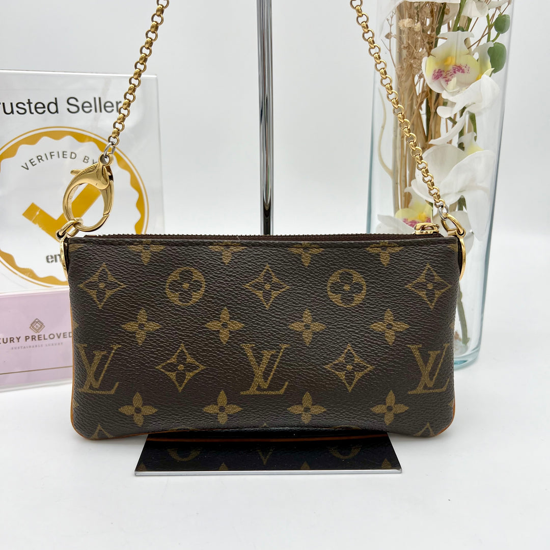 LOUIS VUITTON MILLA MM POCHETTE MONOGRAM